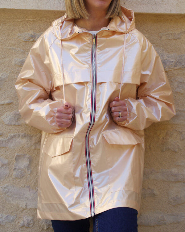 Parka a capuche nude