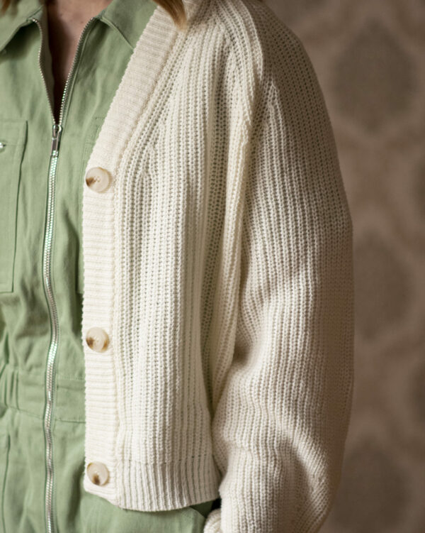 Cardigan col V