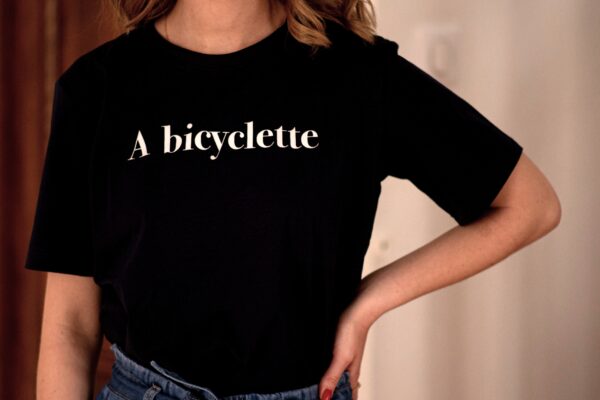 T-shirt à bicyclette