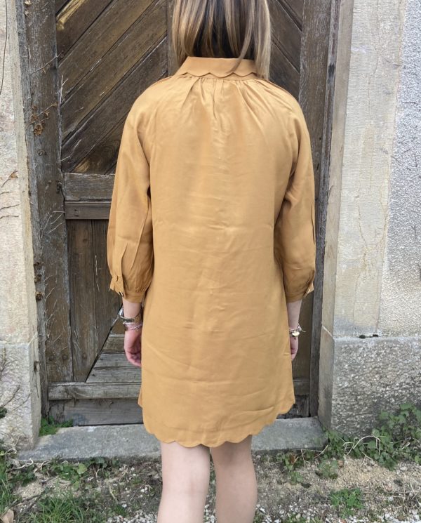 ROBE COURTE CAMEL