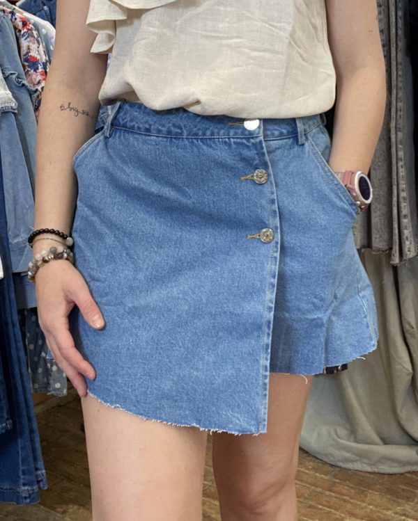 JUPE SHORT JEAN